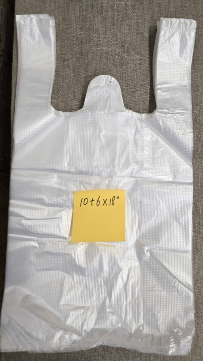 原條透明10吋背心袋(10+6x18")